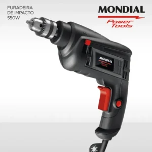 Furadeira De Impacto Fi-09 Mondial Preto 550w - Imagem 4