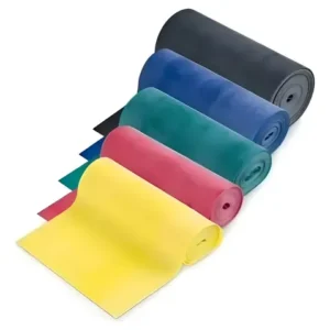 Kit Faixas Elásticas 5 Intensidades Fisioterapia academia reabilitação - Imagem 4
