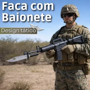 Faca Tática Sobrevivência Amolador Pederneira Apito Bainha Verde Militar Preto Outdoor Lâmina Serrilhada Trilha Pesca Caça Camping Aventura Corte Preciso Resistência Alta Durabilidade Uso Profissional - Imagem 2