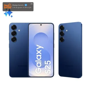 Samsung Galaxy S25 5G, 256GB, 12GB, Câmera Tripla - Azul marinho - Imagem 1