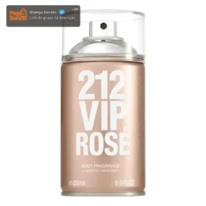Body Spray Carolina Herrera 212 Vip Rosé Feminino 250ml - Body Splash de longa fixação - Imagem 1