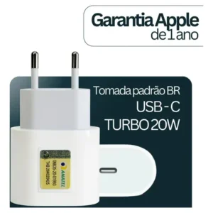 Carregador Fonte Apple iPad iPhone Turbo Original Usb-c 20w - Imagem 4