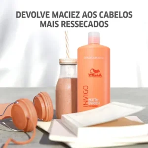 Kit Wella Invigo Nutri Enrich Shampoo Condicionador E Válvulas - Imagem 3