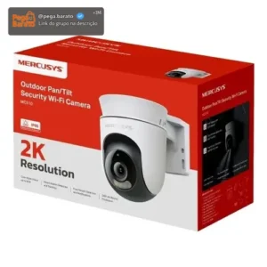 Mercusys MC510 Câmera Segurança Wifi 2K 360° Externo por TP-Link - Imagem 1