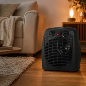Aquecedor Elétrico 2 Em 1 Kian Preto 1800w Aq100 2 Níveis De Aquecimento + Ventilação - Imagem 6