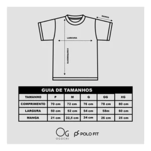 Camiseta Ogochi Básica Algodão Original Lisa Masculina - Imagem 8