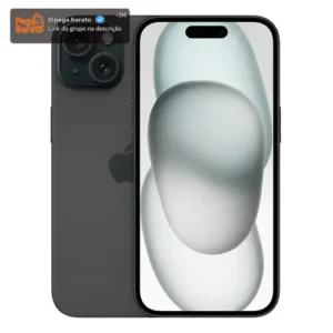 Apple iPhone 15 (256 GB) - Preto - Distribuidor Autorizado - Imagem 1
