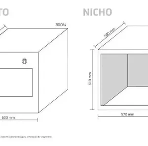 Forno de Embutir Elétrico Brastemp 84L Preto Timer - BOC84AE - Imagem 7