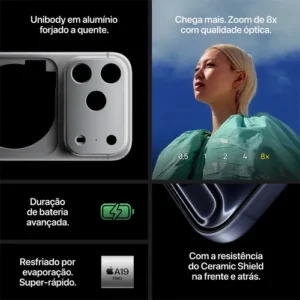 iPhone 17 Pro Max 256GB - Prateado - Imagem 6
