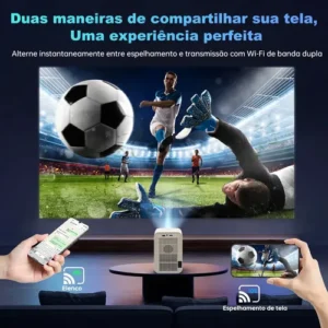 Projetor Inteligente AOC T6Plus-EU Full HD 1080p com Wi-Fi 6, Bluetooth e Android 12 - Imagem 7