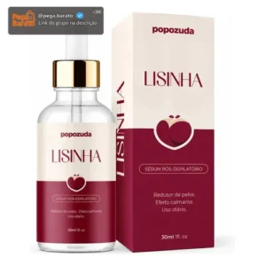 Lisinha Sérum Popozuda Pós Depilação Pele Macia Pelos Finos - Imagem 1