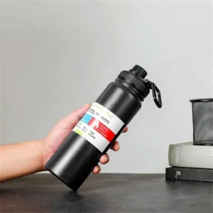 800mlgarrafa Térmica Água Squeeze Inox Academiaquente E Frio - Imagem 9