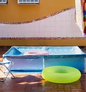 Piscina Retangular Pequena 1000 Litros Portátil - Mor - Imagem 2