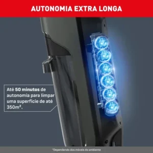 Limpadora De Pisos Sem Fio Arno X-clean 4 Lxc4 Cinza E Prateado - Imagem 7