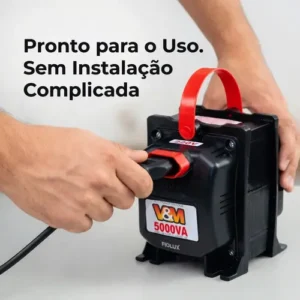 Transformador 5000va De 110 Para 220 E 220v Para 110v Bivolt 12000 Btus Conversor Voltagem 5kva Energia Ar Condicionado Impressoras Brother Microondas Máquina Costura Geladeira Lavar Roupas 127v 127 - Imagem 10