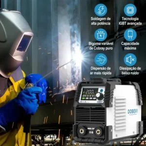 Máquina De Solda Inversora Digital Bivolt 110v/220v Dobevi Azul - Imagem 4