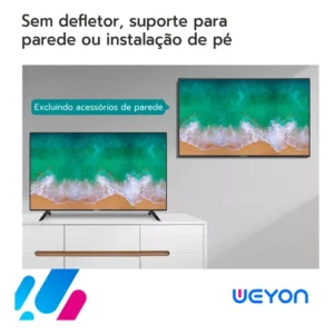 Smart Tv De 40 Weyon 40wdsnmx Com Tela Led Full Hd - Preto - Imagem 9
