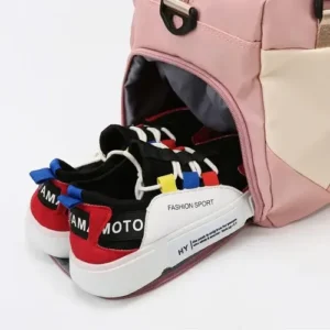 Bolsa Mala De Mão 10kg Feminina De Bordo Viagem Grande Cor Rosa - Imagem 4