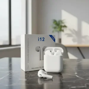 Fone de Ouvido Bluetooth I12 TWS sem Fio Cor Branco - Imagem 10