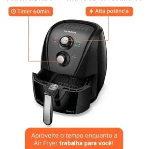 Fritadeira sem óleo air fryer 4L Mondial 1500W AFN-40-BFT - Imagem 4