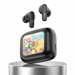Fone De Ouvido Sem Fio Bluetooth Anc E Enc Earphone Dgx Cancelamento De Ruído Smart Case Com Tela TouchScreen - Imagem 3