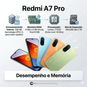 Smartphone Xiaomi Redmi A7 Pro 8gb Ram 128gb 6000mah 120hz - Imagem 2