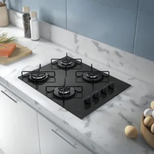 Cooktop 4 Bocas Atlas Agile Up Mesa Vidro Mega Chama Bivolt - Imagem 4