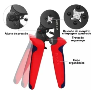 Kit Elétrico Profissional Com Alicate Decapador, Crimpador - Imagem 5