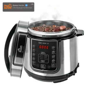 Panela De Pressão Elétrica 5 Litros Kian Inox - Imagem 1