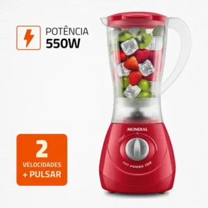 Liquidificador Easy Power Mondial 550W - L-550-R - Imagem 4
