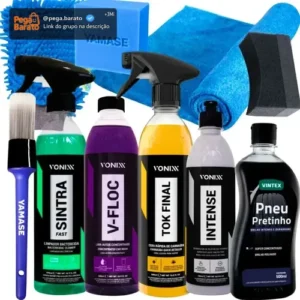Kit Lavagem Shampoo Cera Tok Final Intense Sintra Fast Vonix - Imagem 1