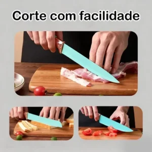 Kit 19 Utensílios Para Cozinha Com Tábua E Espátula Rosa - Imagem 3