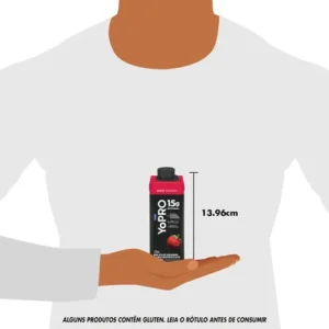 YoPRO Bebida Láctea UHT Morango 15g de proteínas 250ml - Imagem 4