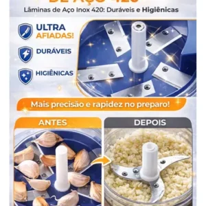Descascador Elétrico De Alimentos Alho Legumes Frutas - Imagem 6