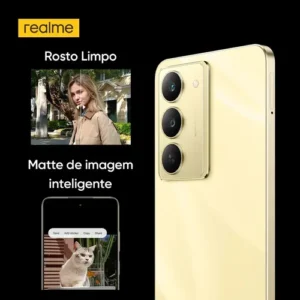 Smartphone Celular Realme C75 5g 256gb 8gb Ram Dourado Dual Sim Ultrarresistência À Água Ip69 Mediatek Dimensity 6300 - Imagem 9