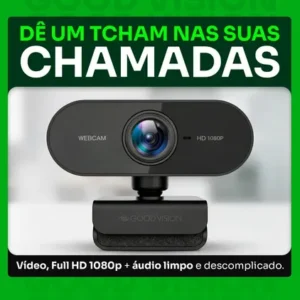 Webcam Camera Full Hd Zoom 1080p 360 Graus Videoconferencia Streamcam Web Cam Entrada Usb 2.0 Com Microfone- GoodVision - Imagem 3