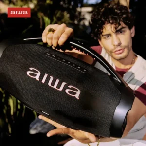 Caixa De Som Boombox Aiwa Aws-bbs-01b 200w Rms Bluetooth Res Cor Preto - Imagem 4