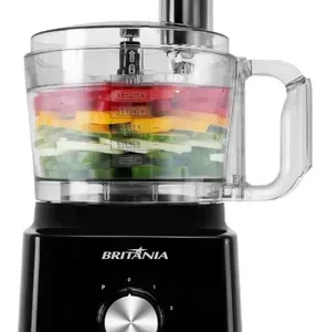 Multiprocessador britânia Bmp900 1000w 3 em 1 inox Preto - Imagem 2