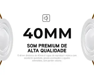 Fone De Ouvido Headphone Dapon H02d Bluetooth 5.1 Over-ear 22 Horas De Bateria Cor Azul - Imagem 10