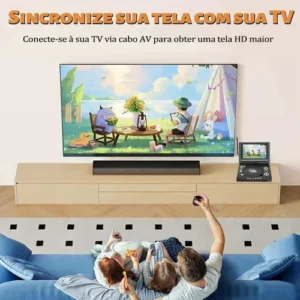 DVD Player Portátil RM 8" com Tela Giratória, USB e Leitor de Cartão SD - Imagem 6