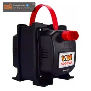 Transformador 5000va De 110 Para 220 E 220v Para 110v Bivolt 12000 Btus Conversor Voltagem 5kva Energia Ar Condicionado Impressoras Brother Microondas Máquina Costura Geladeira Lavar Roupas 127v 127 - Imagem 1