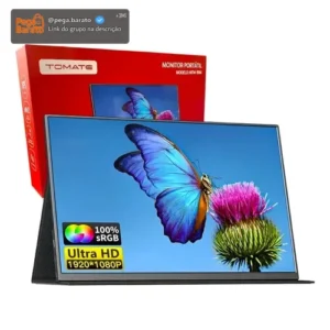 Monitor Portátil 15,6" Tomate MTM-1506 Full HD IPS Ultra Slim USB-C/HDMI. - Imagem 1