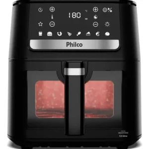 Air Fryer Philco 9,5L Visor Glass Redstone 1800W PAF95A - Imagem 2