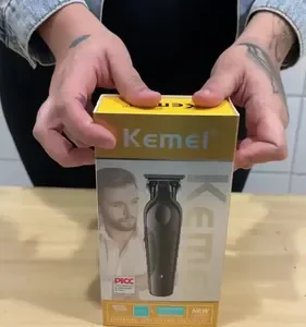 Máquina de Cortar Cabelo Kemei KM-2299 Sem Fio, para Acabamento Profissional - Imagem 7