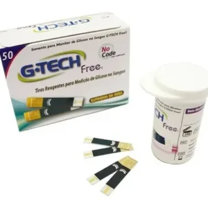 Tiras Fitas De Glicemia G-tech Free Com 50 Unidades - Imagem 2
