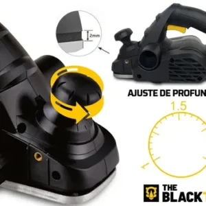 Plaina Elétrica Manual Para Madeira Bfp780 The Black Tools 780w 16500rpm - Imagem 4