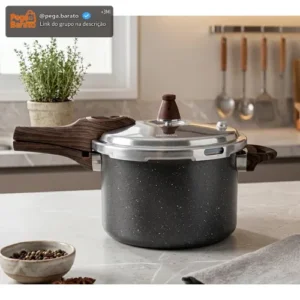 Panela De Pressão Indução Brinox Antiaderente Ceramic 4,2l - Imagem 1