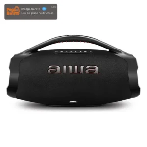 Caixa De Som Boombox Aiwa AWS-BBS-01-B 200w IP66 30hs De Bateria - Imagem 1