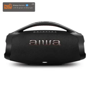 Caixa De Som Boombox Aiwa AWS-BBS-01-B 200w IP66 30hs De Bateria - Imagem 1