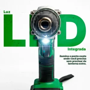 Parafusadeira Furadeira 21v 1300mah Com 2 Baterias Recarregável Sem Fio Maleta Completa Several Importados - Imagem 10